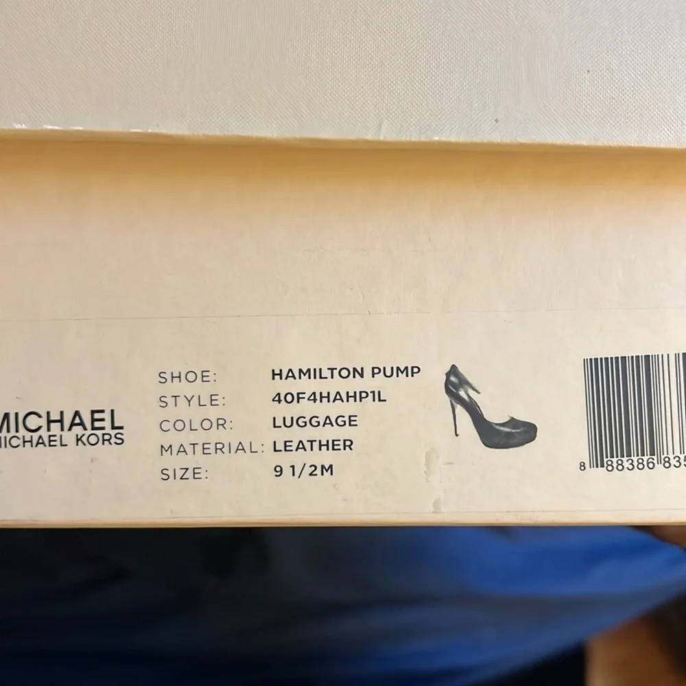 Michael Kors Women’s Leather Hamilton Pumps, size 9.5